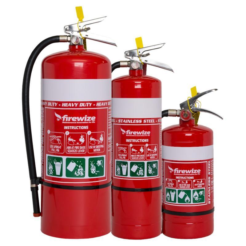 Stainless Steel Dry Powder Fire Extinguisher, AB(E)