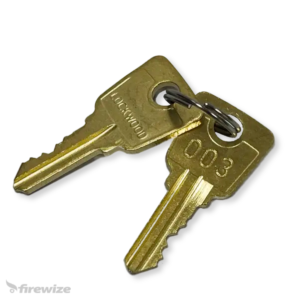 Brass Lockwood 003 Key (pair)