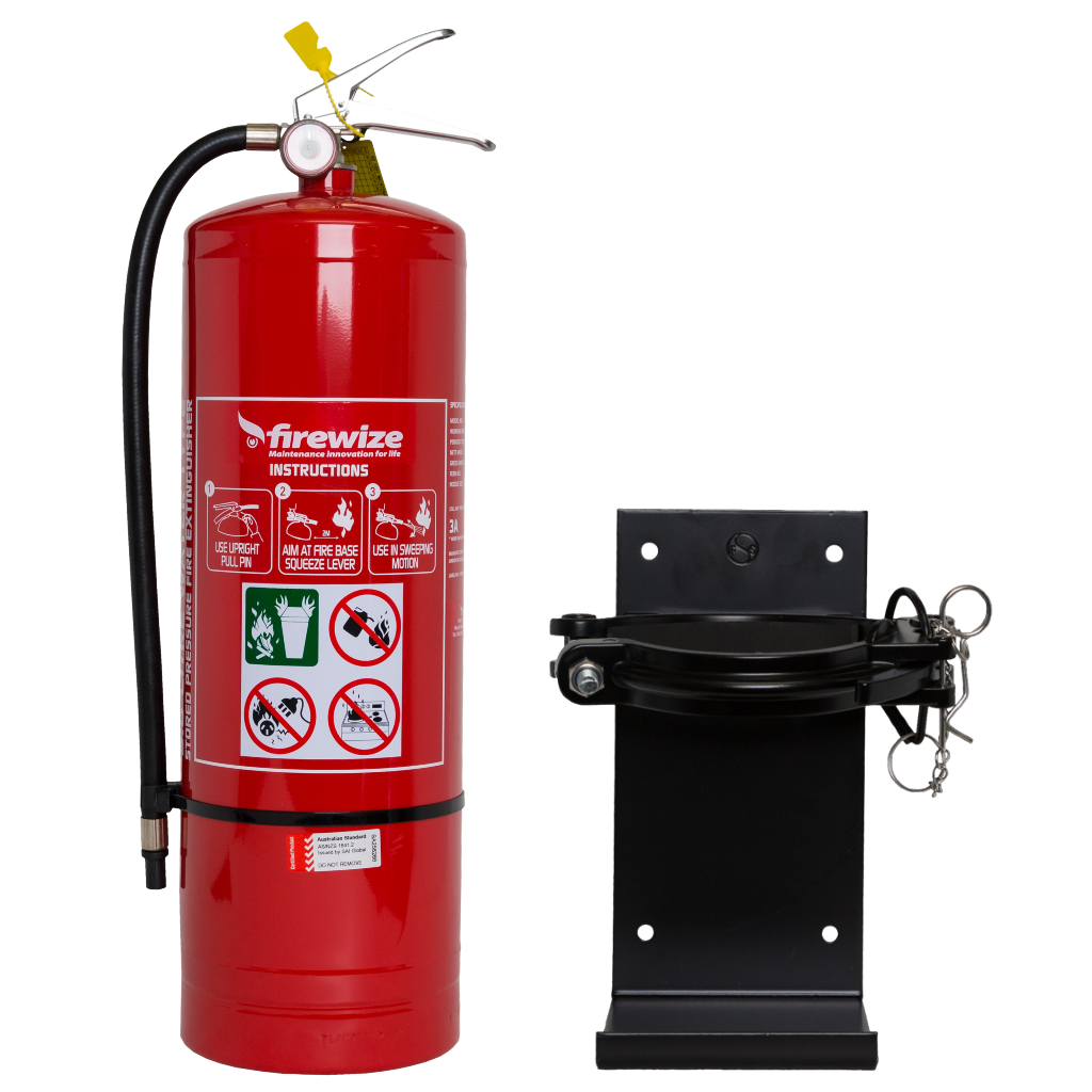 9Lt Air Water Fire Extinguisher | Heavy Duty Bracket Kit