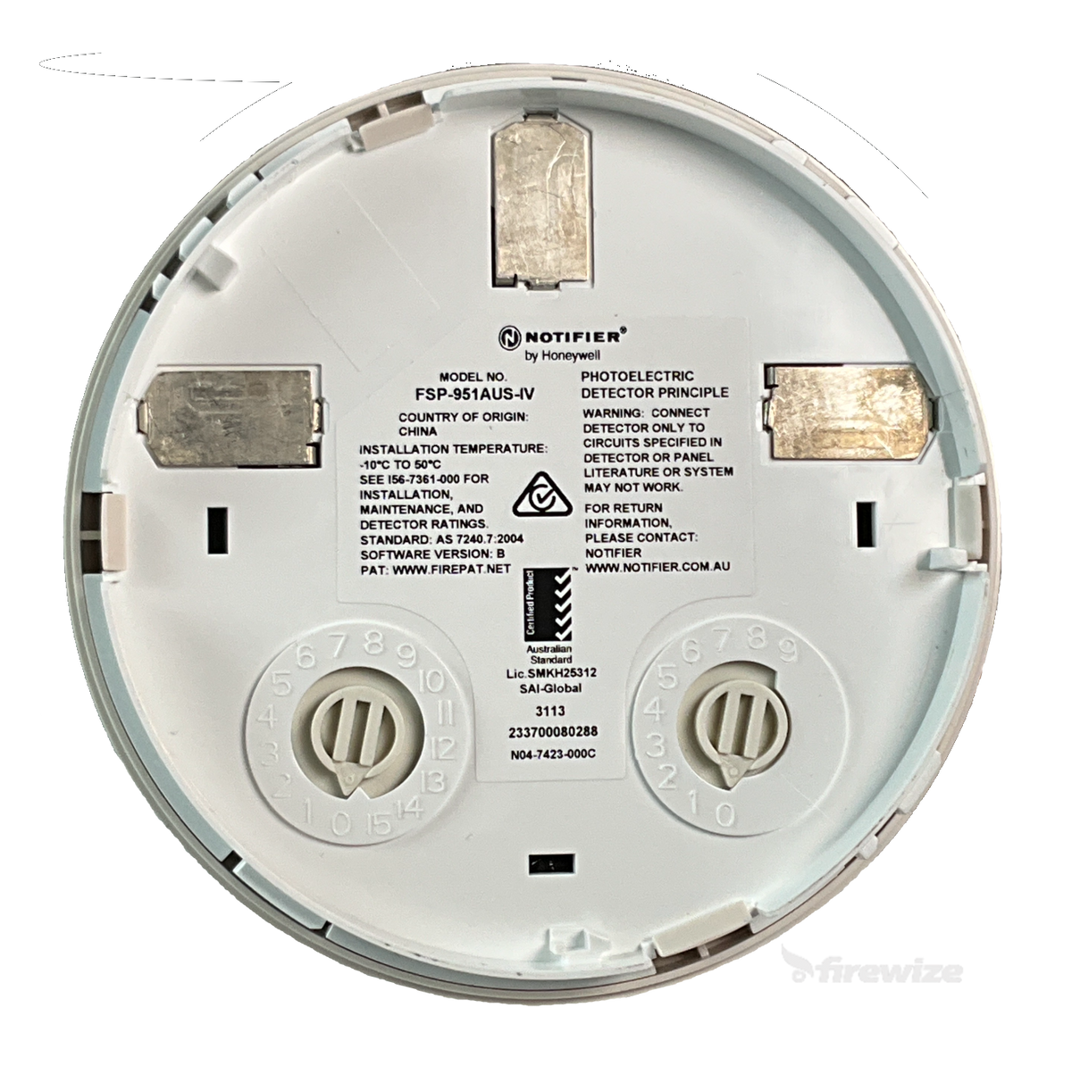 FSP-951 Notifier, Addressable Smoke Detector - Firewize