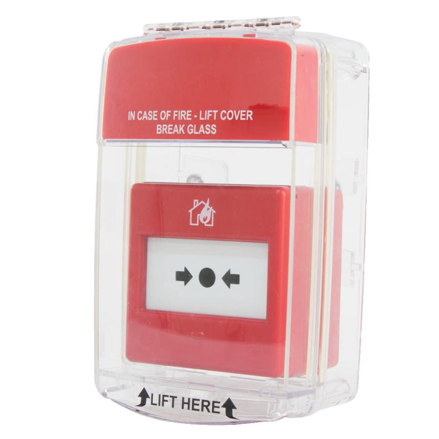 Fire Alarm Manual Call Point Cover and Sounder