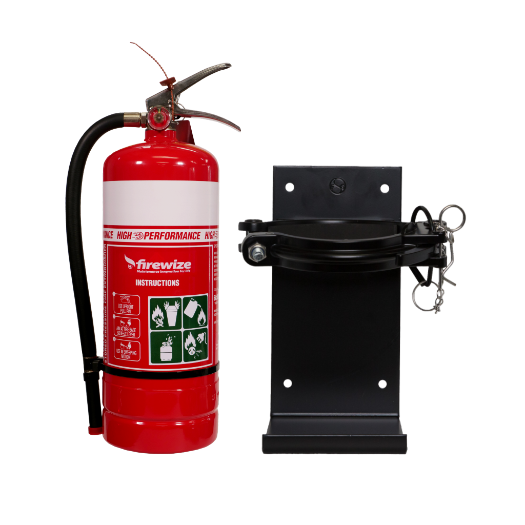 9.0kg ABC(E) Dry Powder Truck Fire Extinguisher & Bracket