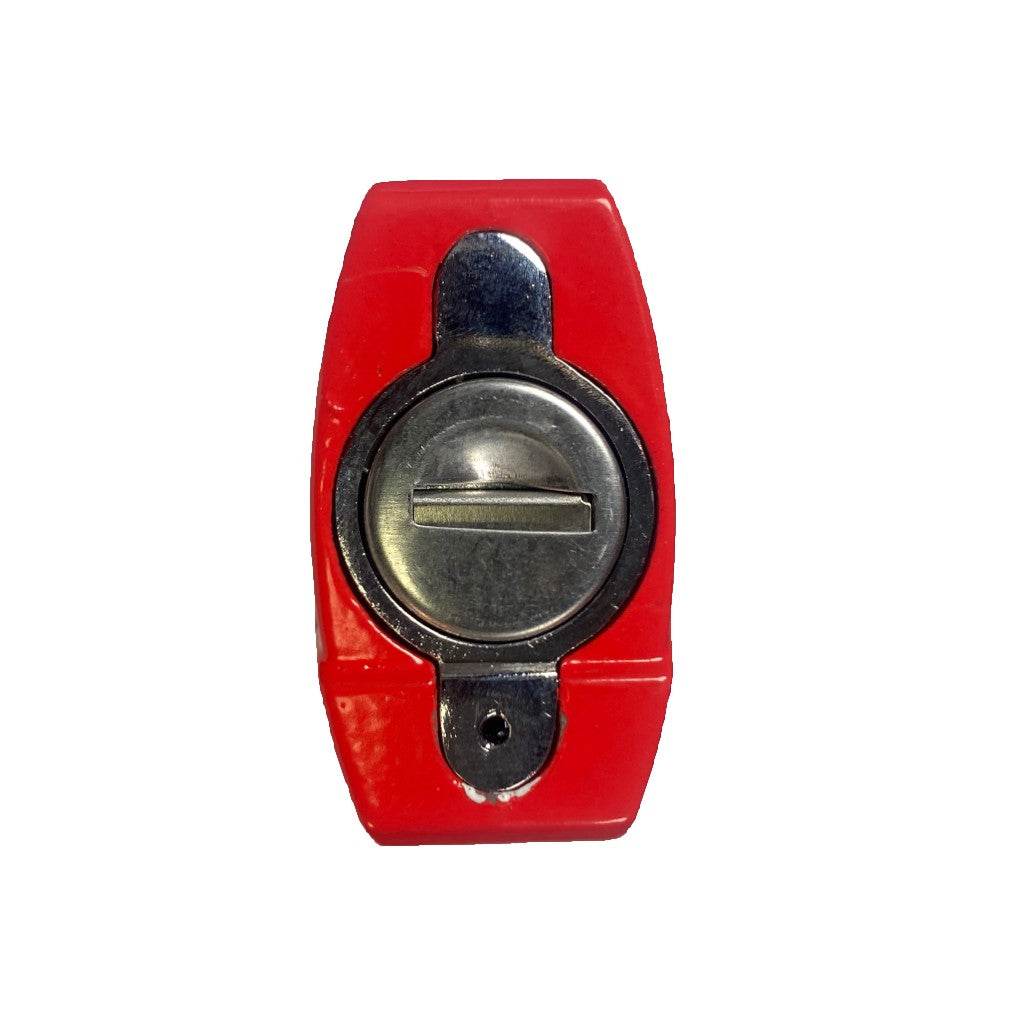 003 Fire Service Red Padlock 