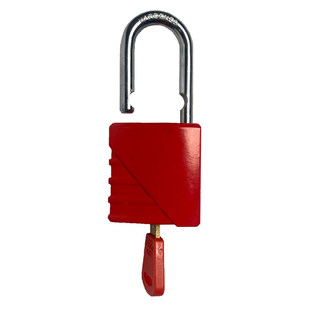 003 Fire Service Red Padlock