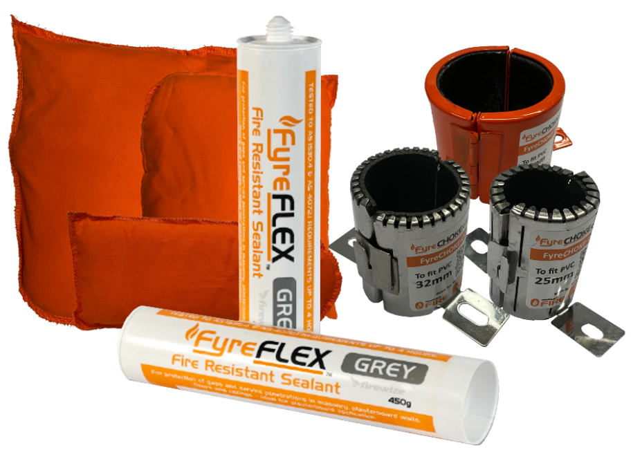 Passive Fire Pillows Sealant Collars