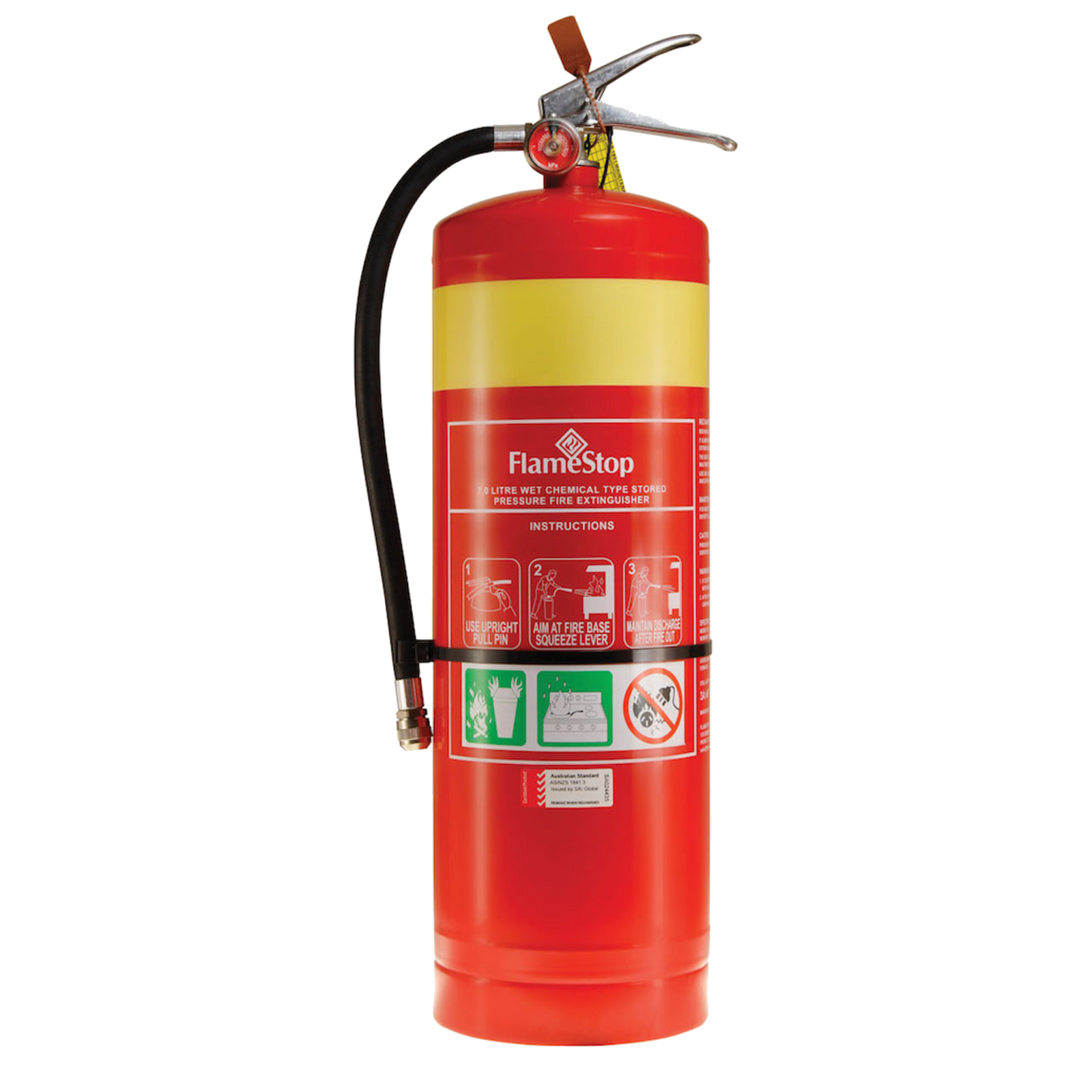 Wet Chemical 7.0L Fire Extinguisher