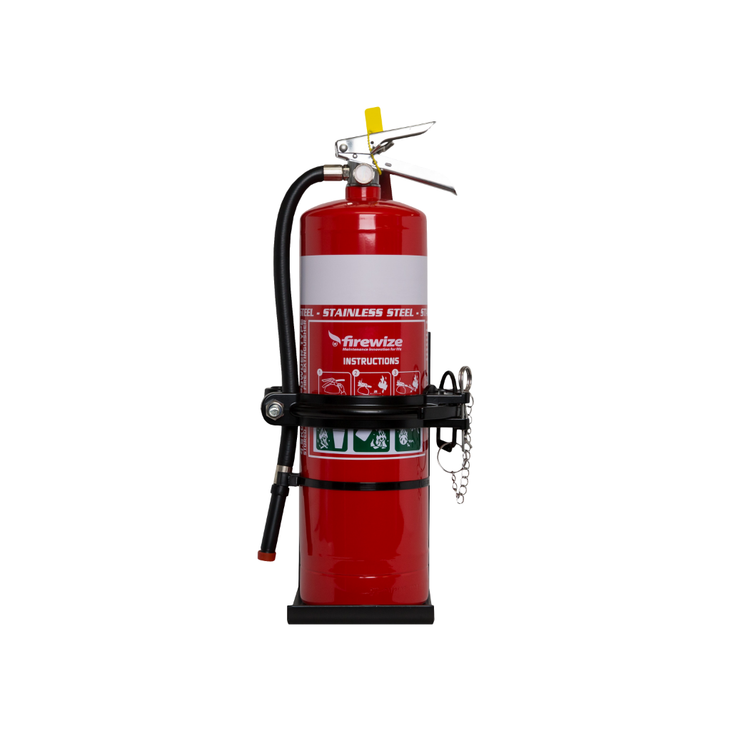 Demo - Fire Extinguisher and Vehicle Mounting Bracket