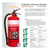 9.0kg ABE+C Dry Powder Fire Extinguisher