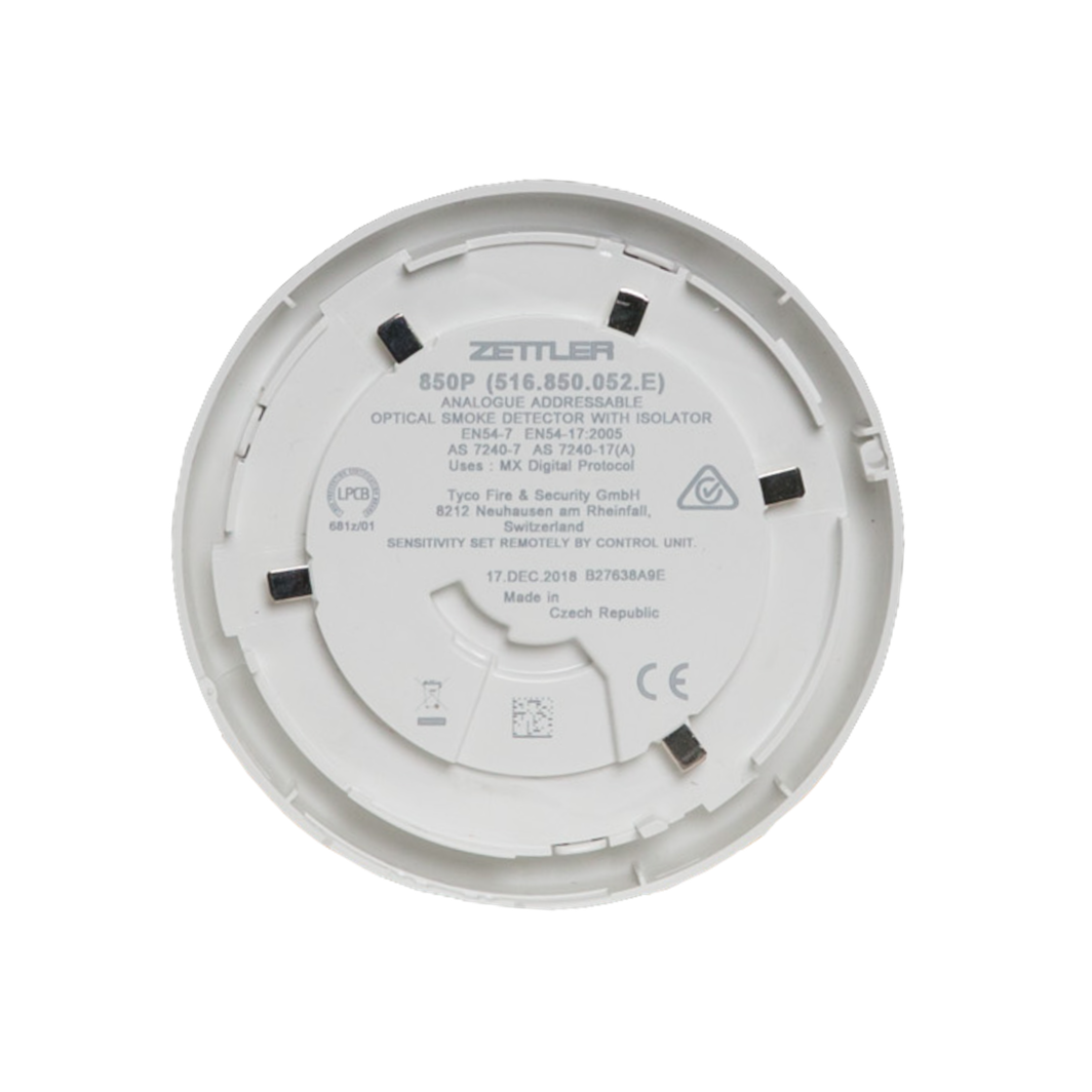 Back 516.850.052.E MX 850P Smoke Detector Tyco Johnson Controls Zettler MX4428 MX1 Simplex 4100